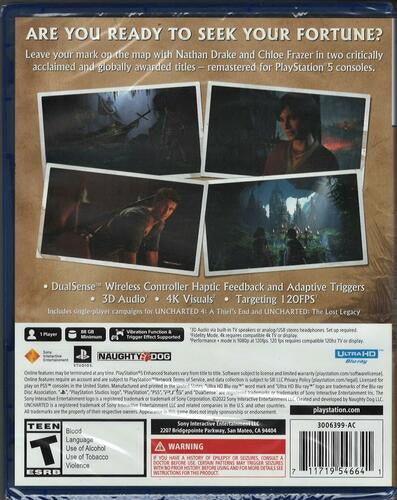 UNCHARTED: Legacy of Thieves Collection - PlayStation 5