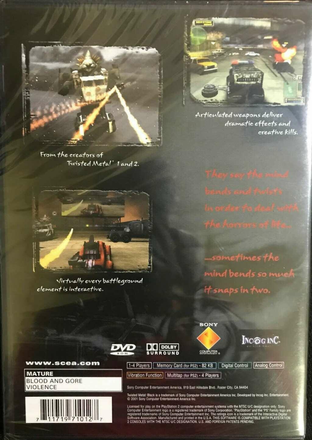 Twisted Metal: Black Greatest Hits - Playstation 2