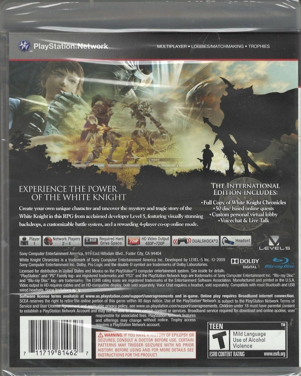 White Knight Chronicles International Edition - PlayStation 3