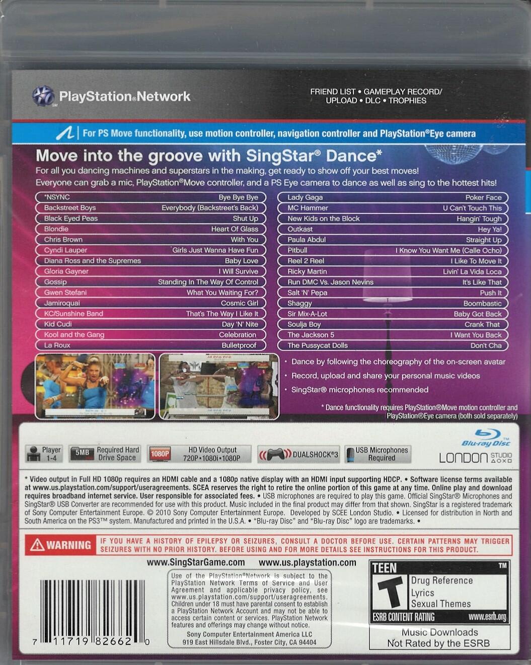 Singstar Dance - PlayStation 3