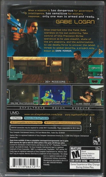 Syphon Filter: Dark Mirror - PlayStation Portable