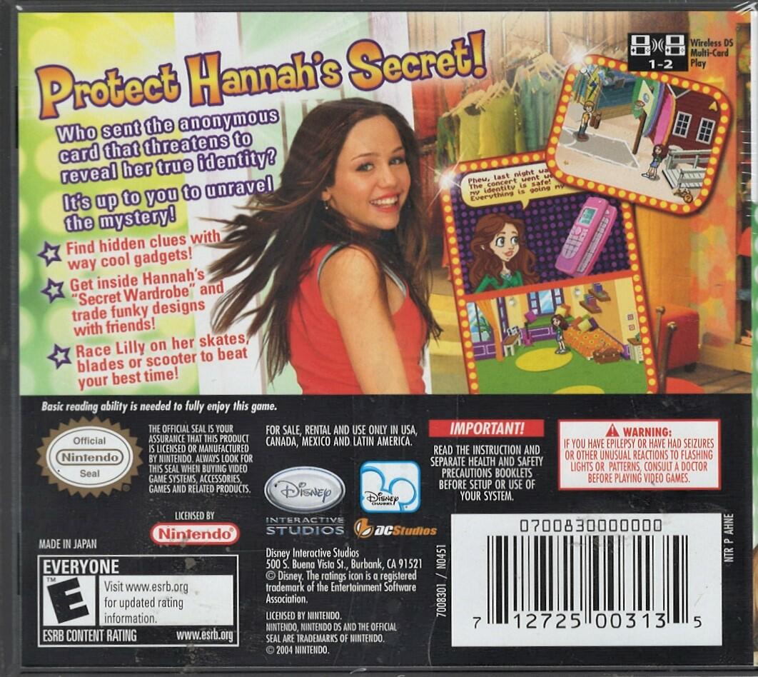 Hannah Montana - Nintendo DS