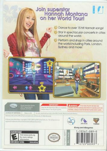 Hannah Montana: Spotlight World Tour - Nintendo Wii