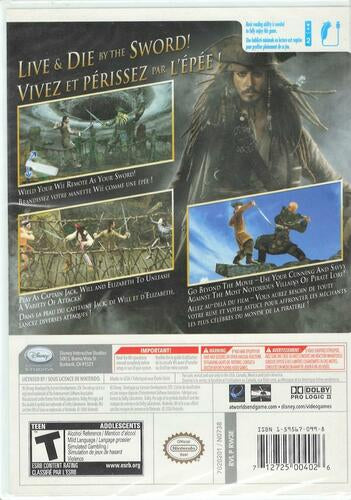 Pirates of the Caribbean: At World's End - Nintendo Wii