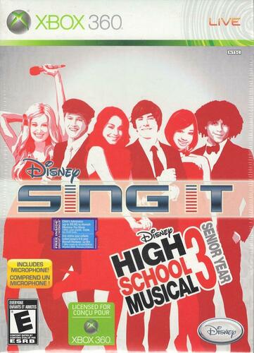 Disney Sing It High School Musical 3 Senior Year Bundle - Xbox 360