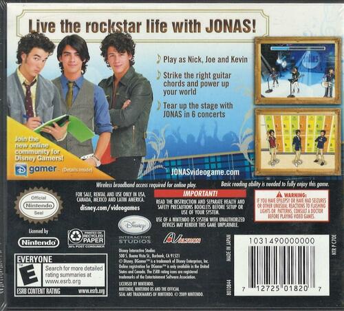 Disney Jonas - Nintendo DS