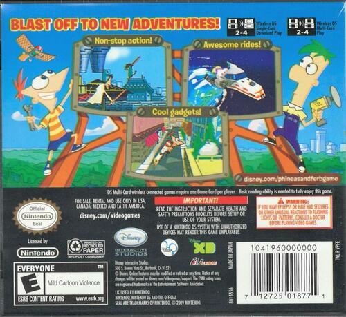 Phineas and Ferb Ride Again - Nintendo DS
