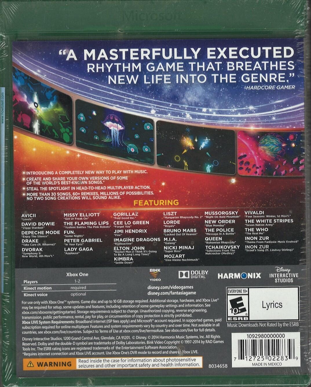Fantasia: Music Evolved (Requires Kinect) - Xbox One