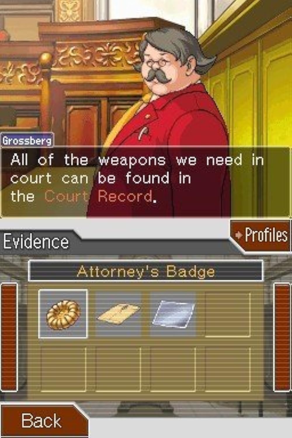 Phoenix Wright Trials and Tribulations - Nintendo DS