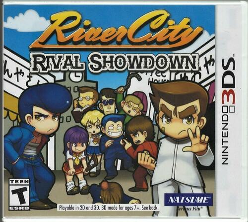 River City: Rival Showdown GAME ONLY NO KEYCHAIN - Nintendo 3DS