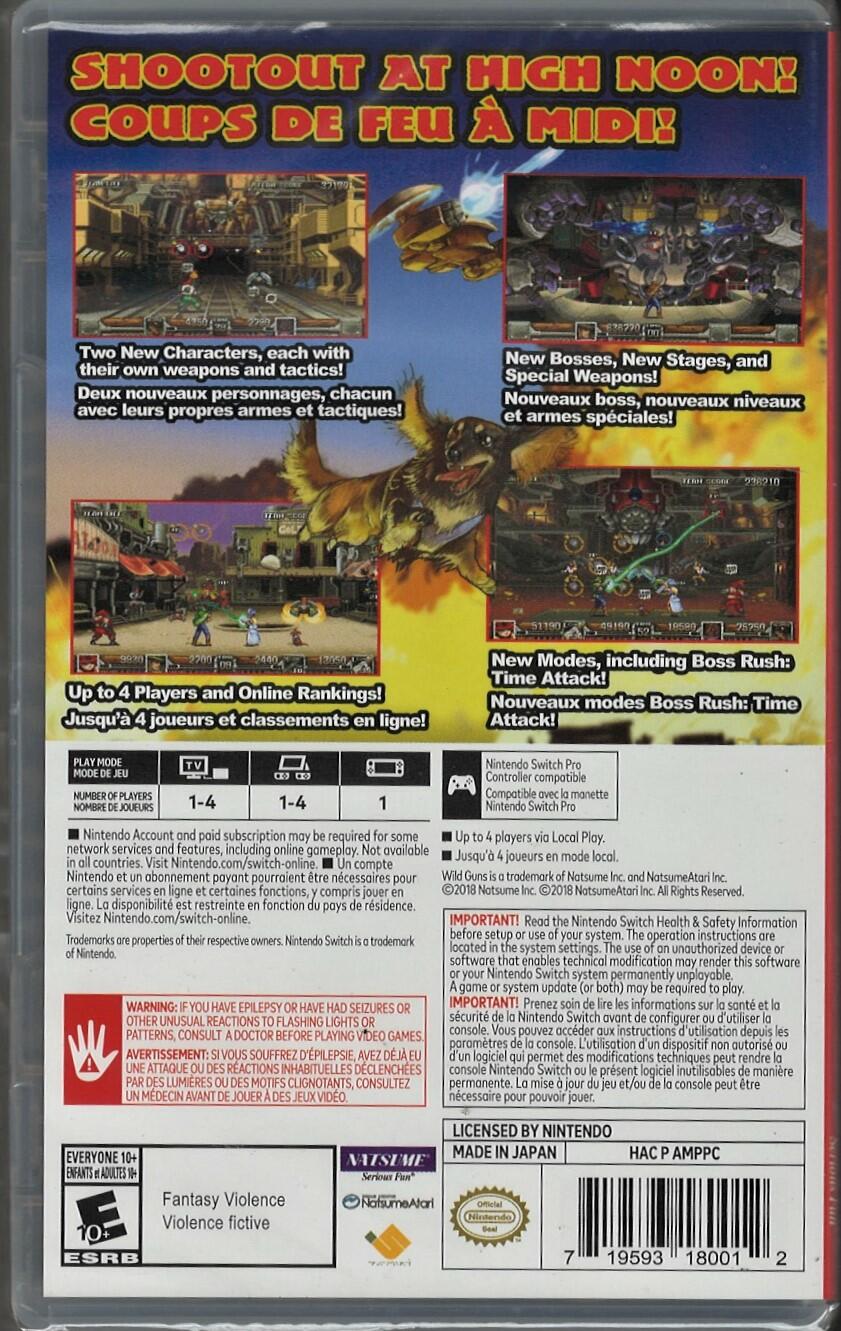 Wild Guns Reloaded - Nintendo Switch