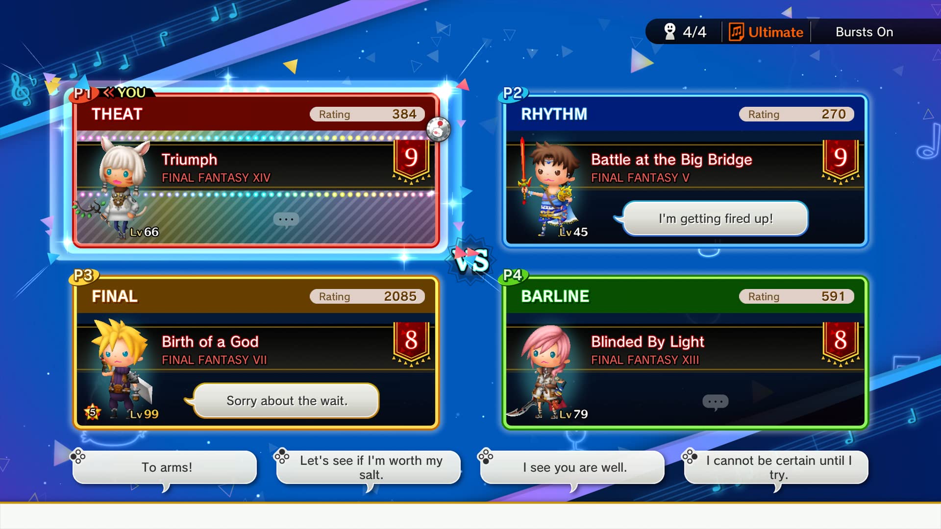 Theathrhythm Final Bar Line - Nintendo Switch