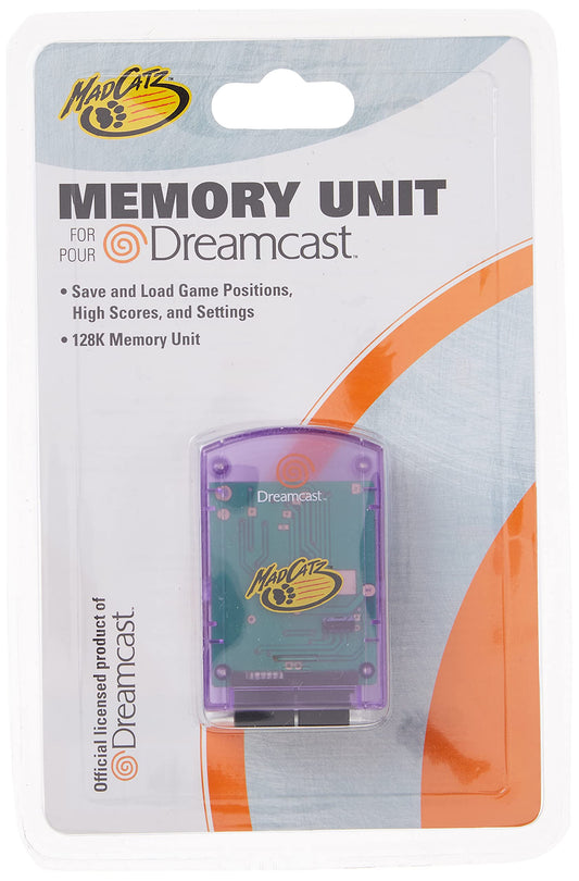 DC Memory Card Madcatz (Random Assorted Color) -Sega Dreamcast