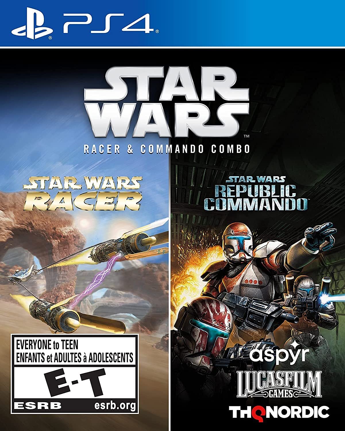 Star Wars Racer and Commando Combo - PlayStation 4