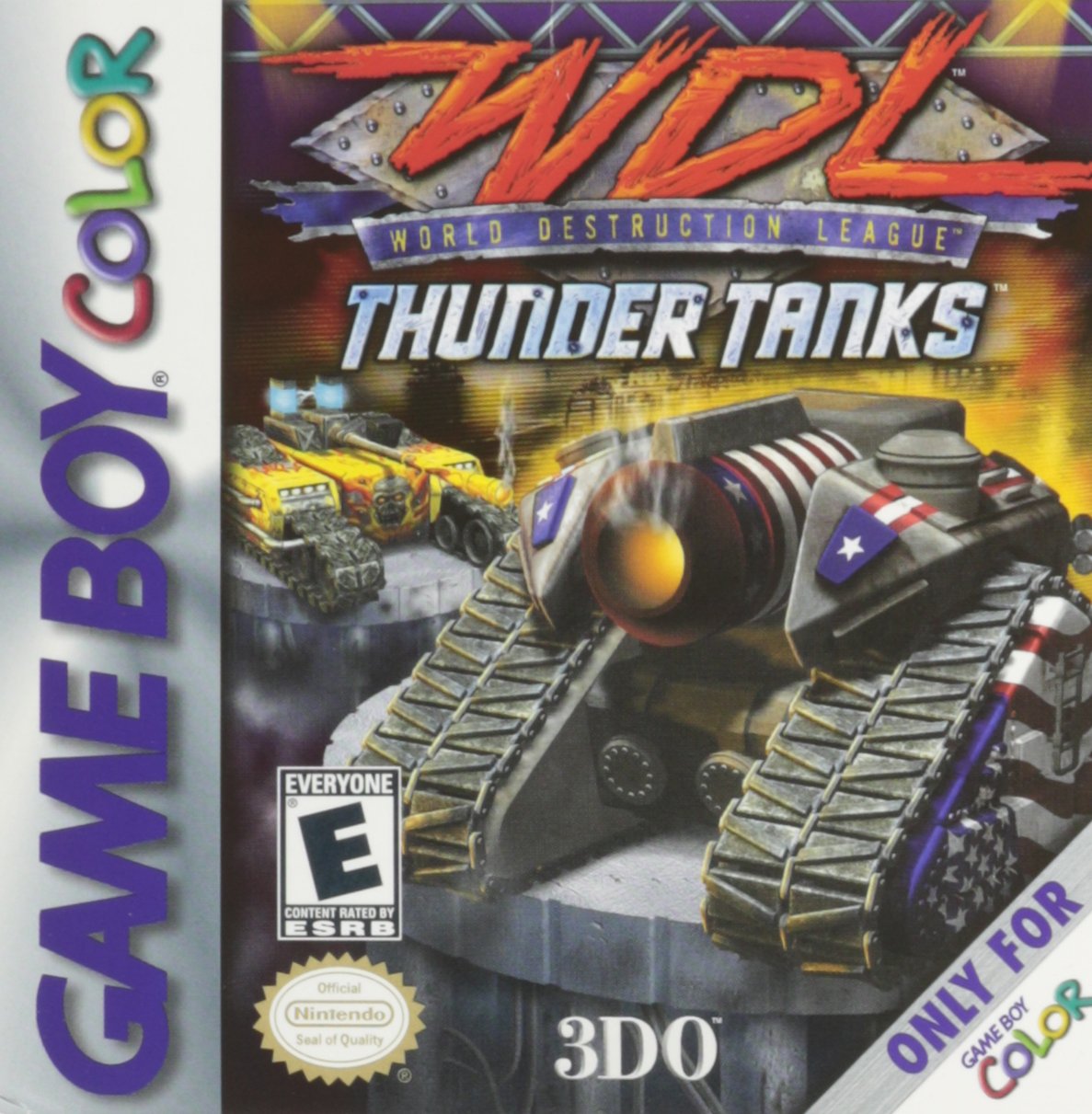 WDL World Destruction League Thunder Tanks - GameBoy Color