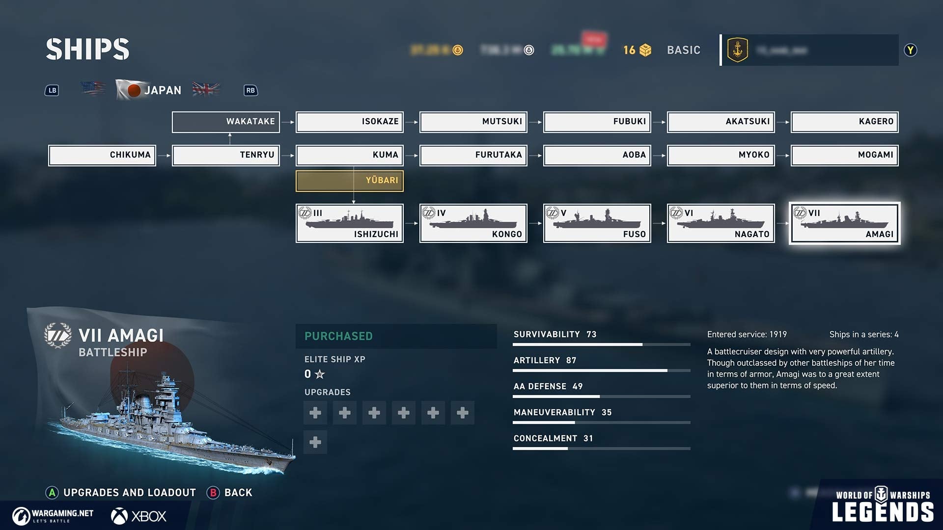 World Of Warships: Legends Firepower Deluxe Edition - Xbox One