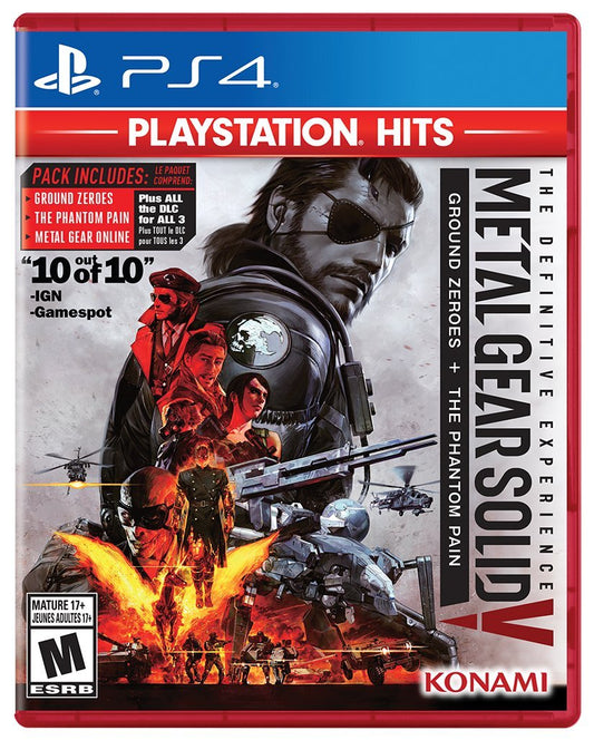 PS4 METAL GEAR SOLID V: THE DEFINITIVE EXPERIENCE (US) [Paperback] unknown author