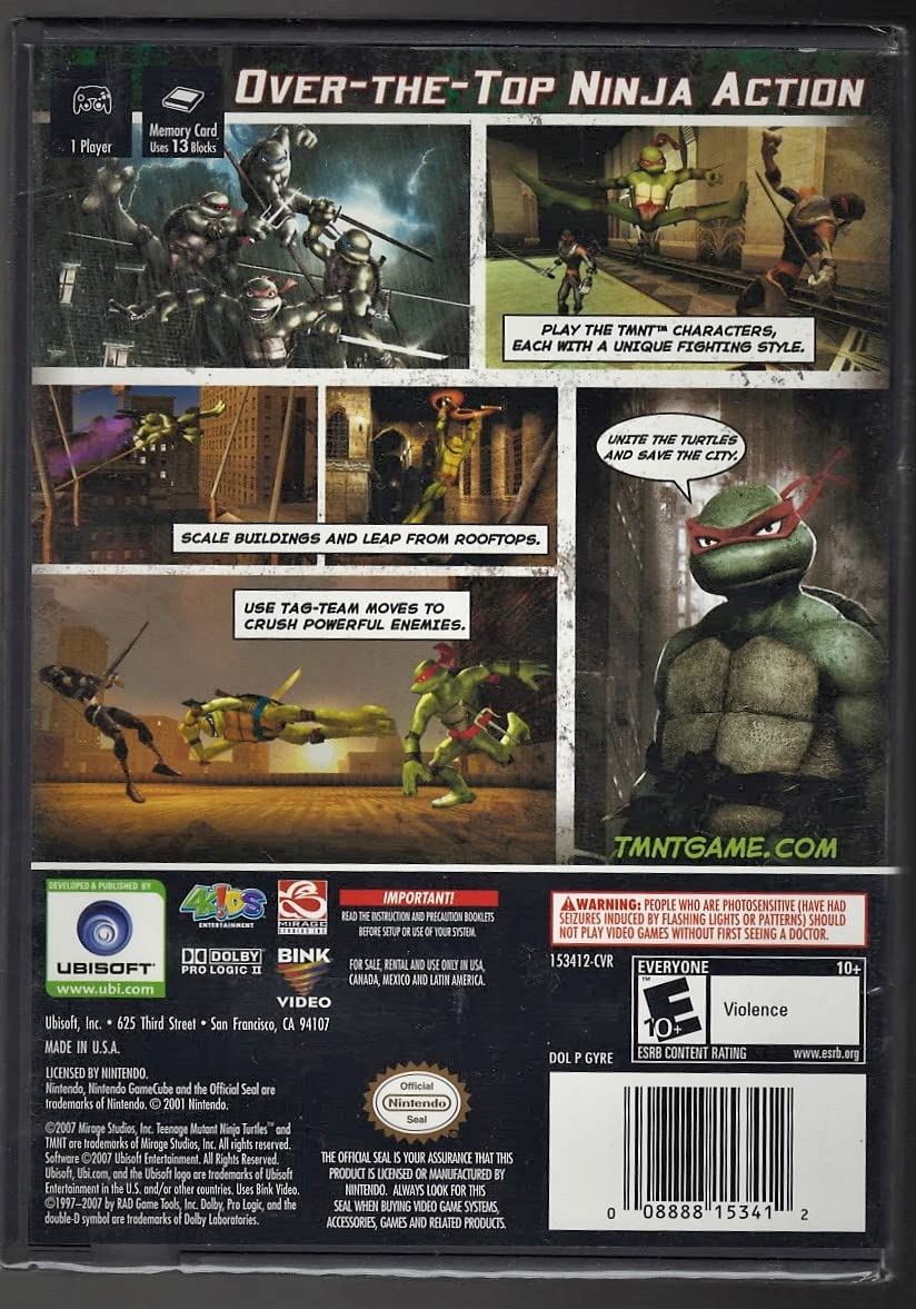 TMNT: Teenage Mutant Ninja Turtles - Nintendo GameCube