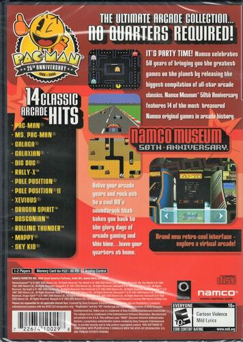 Namco Museum 50th Anniversary (Greatest Hits) - PlayStation 2