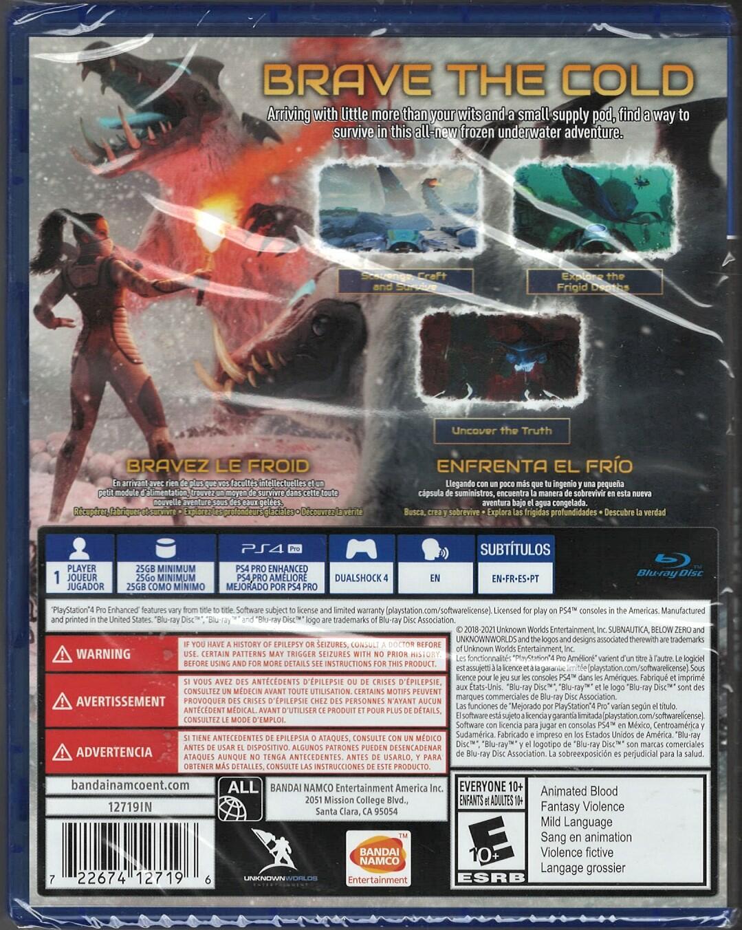 Subnautica: Below Zero - PlayStation 4