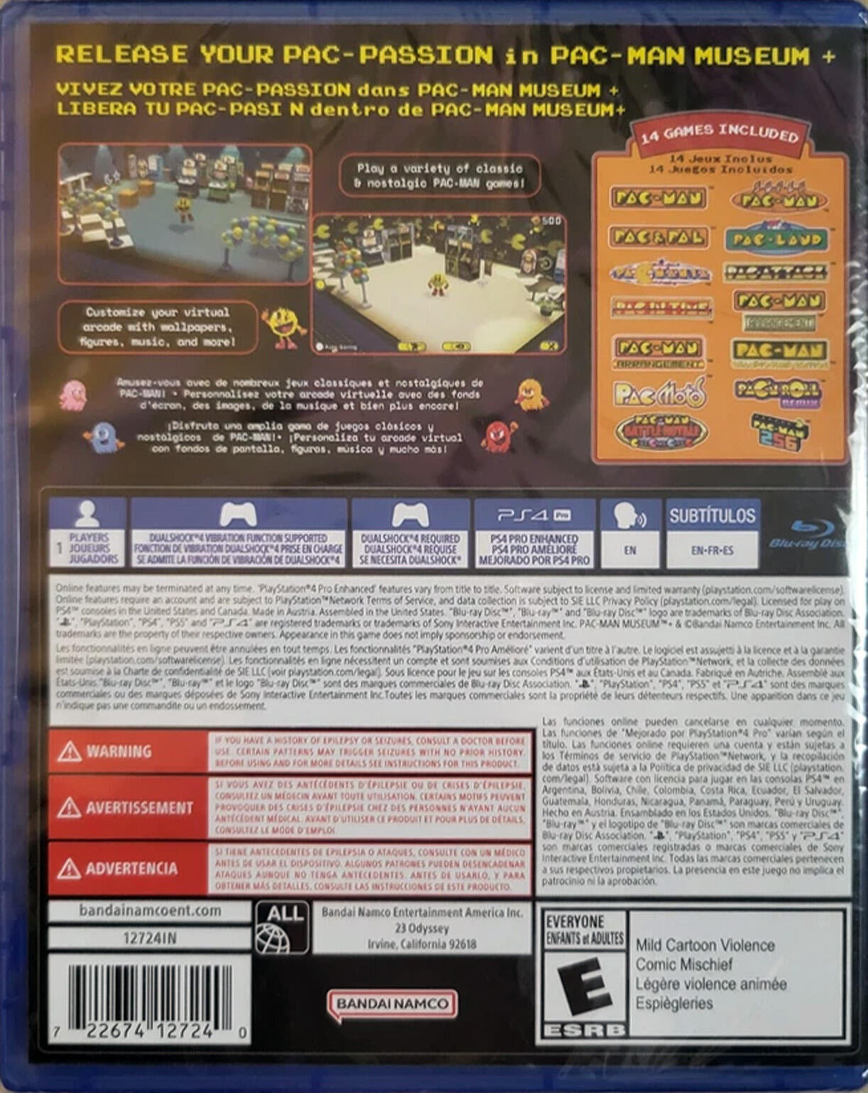 PAC-MAN MUSEUM + - PlayStation 4