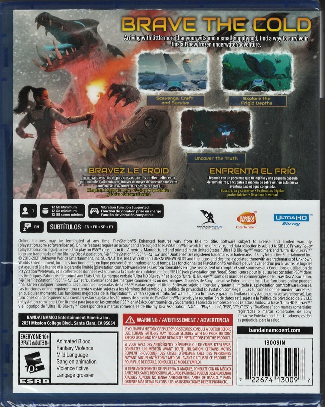 Subnautica: Below Zero - PlayStation 5