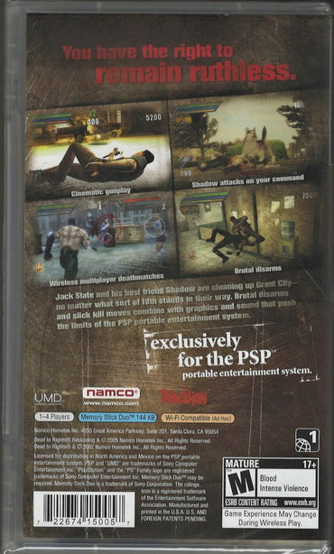 Dead to Rights: Reckoning - PlayStation Portable