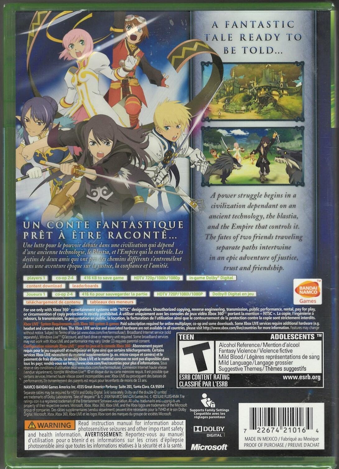 Tales Of Vesperia - Xbox 360