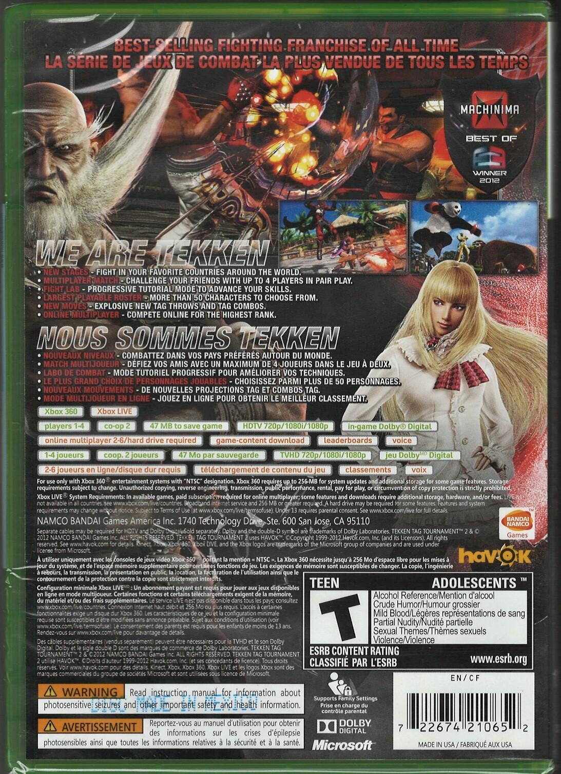 Tekken Tag Tournament 2 - Xbox 360