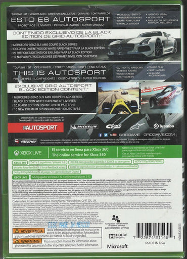 GRID Autosport: Black Edition - Xbox 360