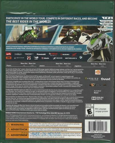 Ride (Trilingual) - Xbox One