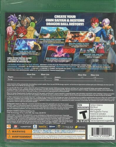 Dragon Ball Xenoverse - Xbox One