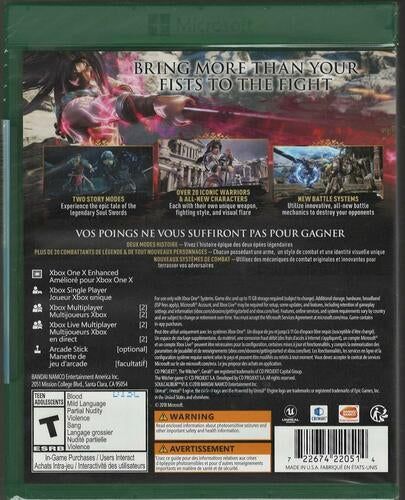 SOUL CALIBUR VI: Standard Edition - Xbox One