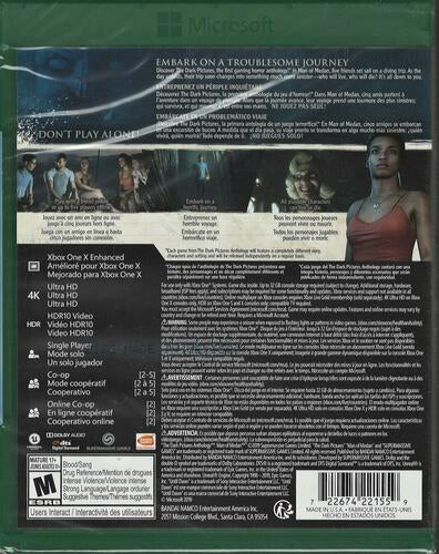 The Dark Pictures Anthology - Man of Medan - Xbox One