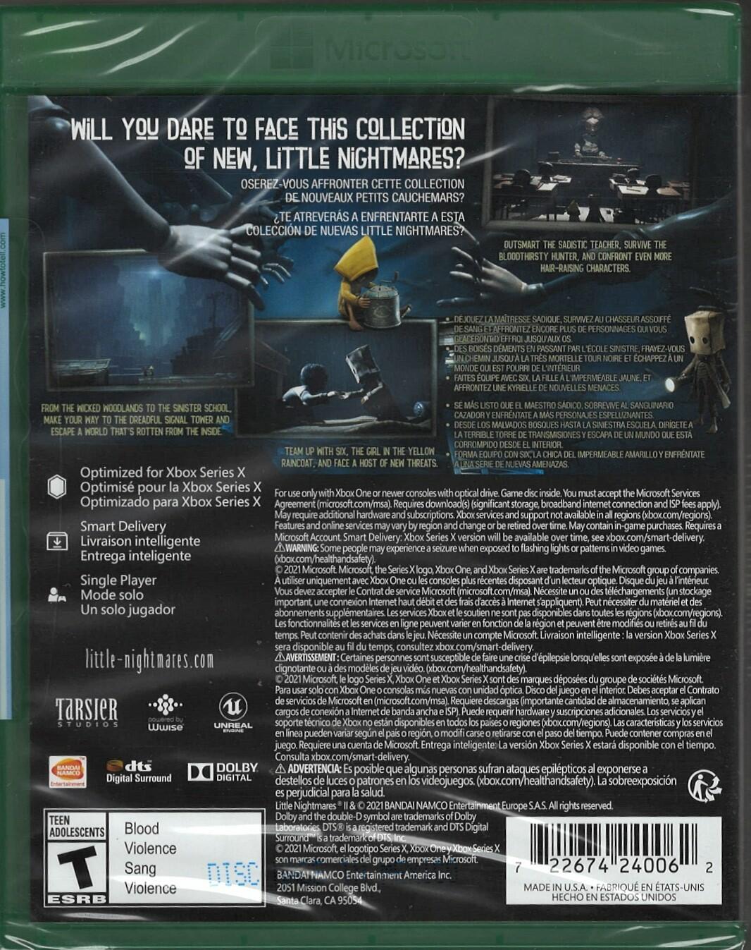 Little Nightmares II - Xbox One/Series X
