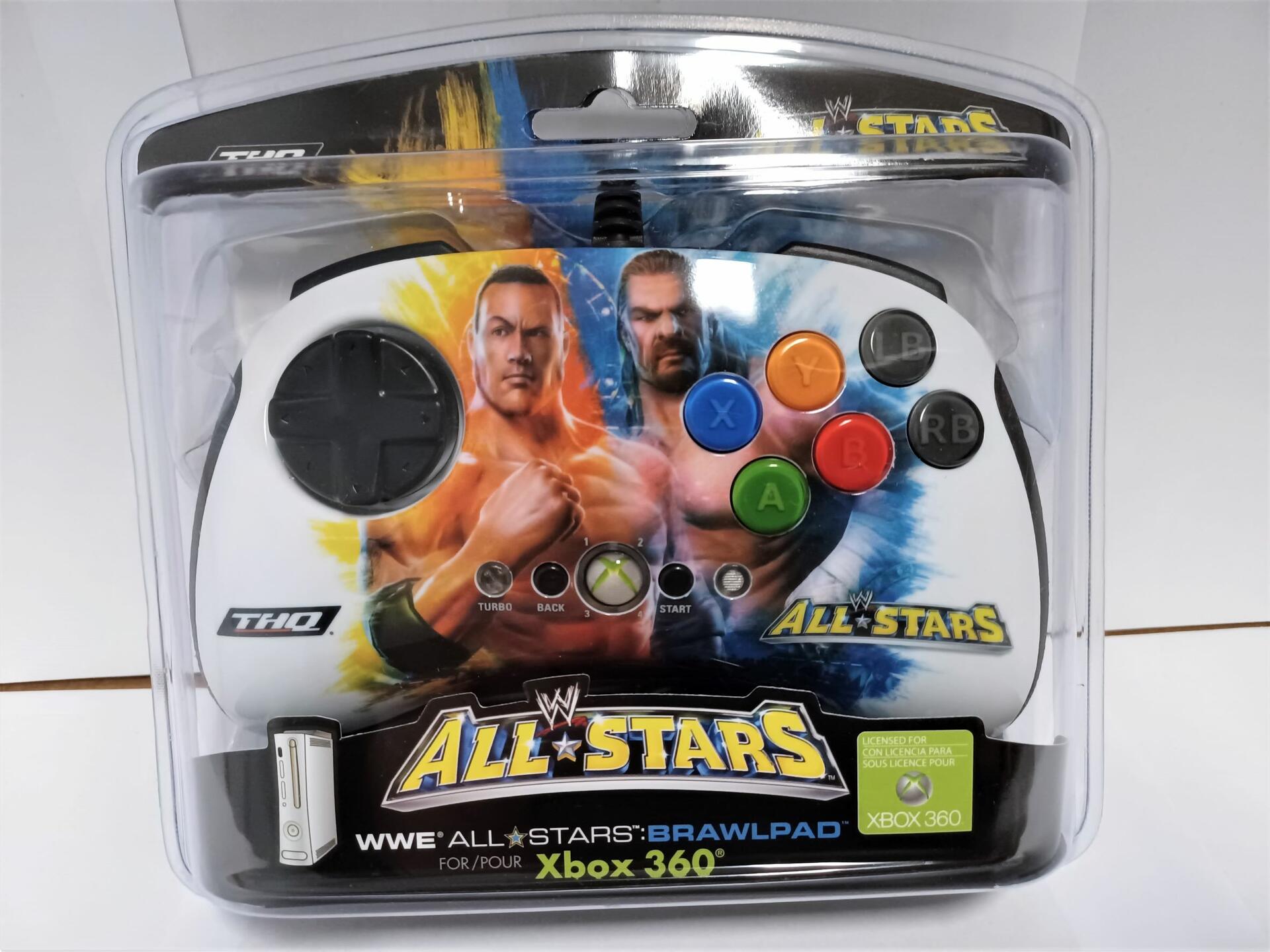 Xbox 360 WWE All Stars Brawl Pad - The Rock and Triple H