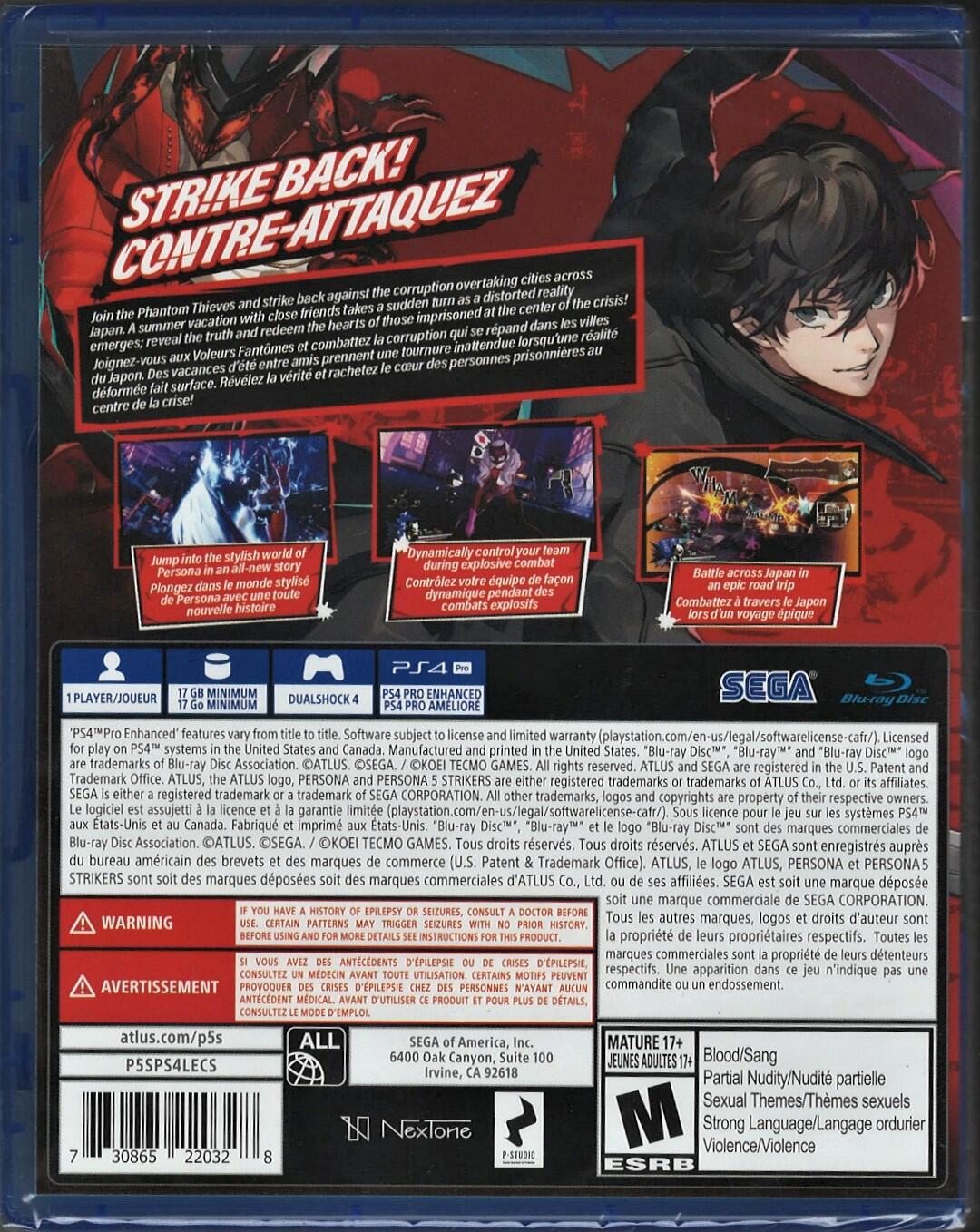 Persona 5 Strikers - PlayStation 4