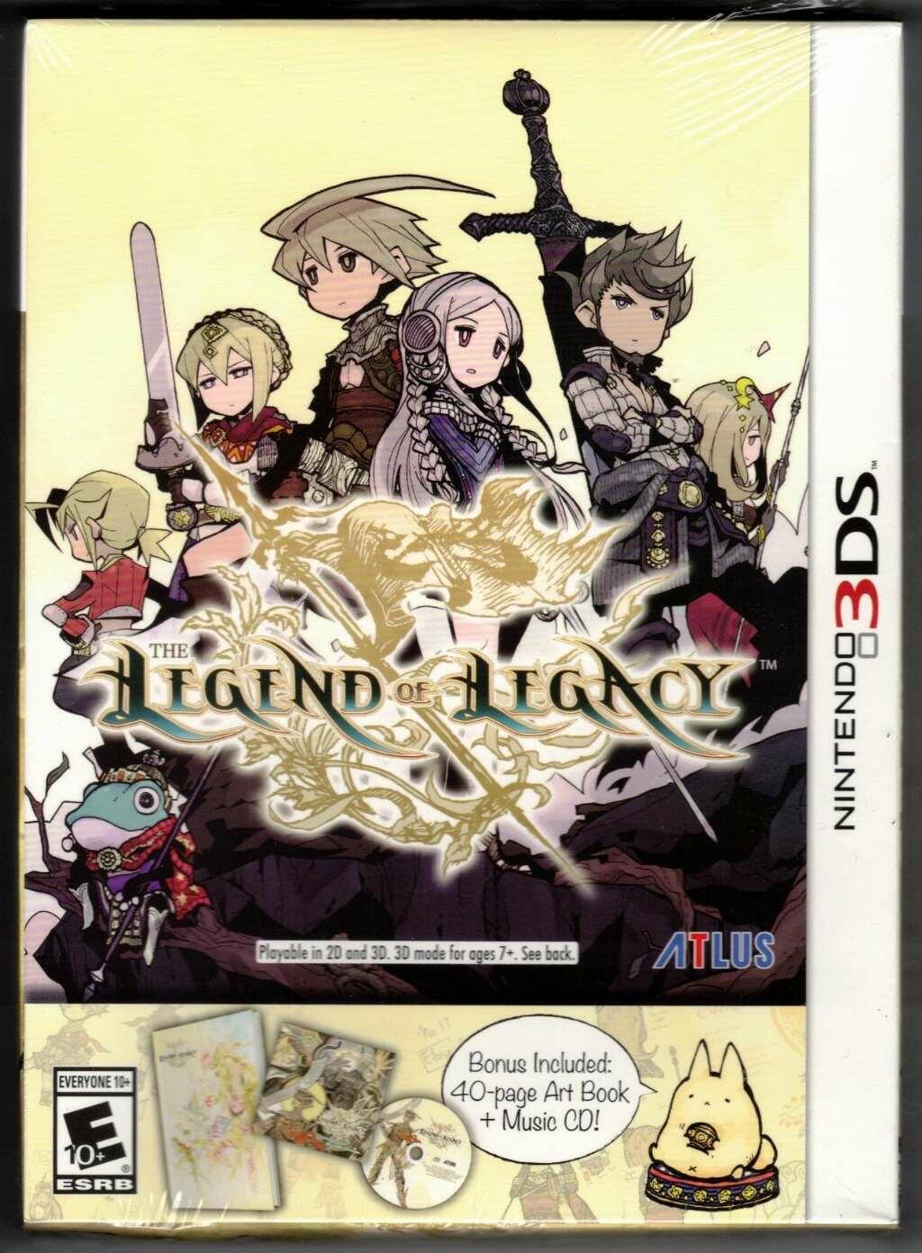 Legend of Legacy LE -Artbook & Track - Nintendo 3DS