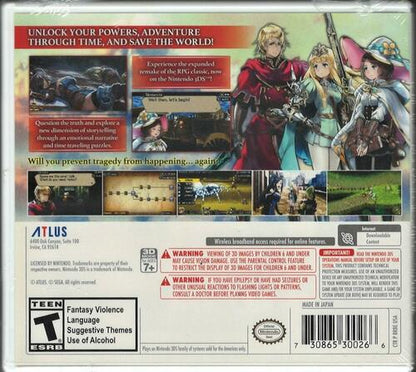 Radiant Historia: Perfect Chronology - Nintendo 3DS