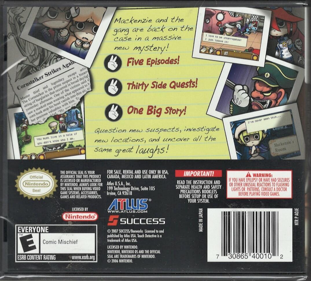 Touch Detective 2.5 - Nintendo DS