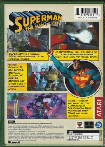 Superman: The Man of Steel - Xbox