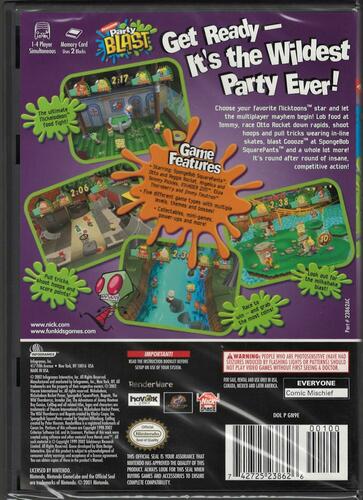 Nickelodeon Party Blast - Nintendo GameCube