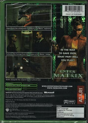 Enter the Matrix - Xbox