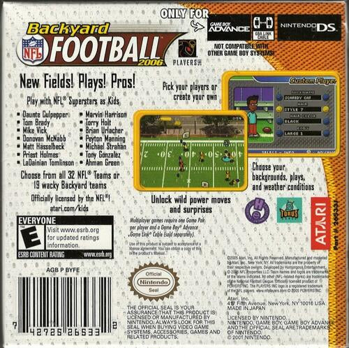 Backyard Football 2006 - Game Boy Advance