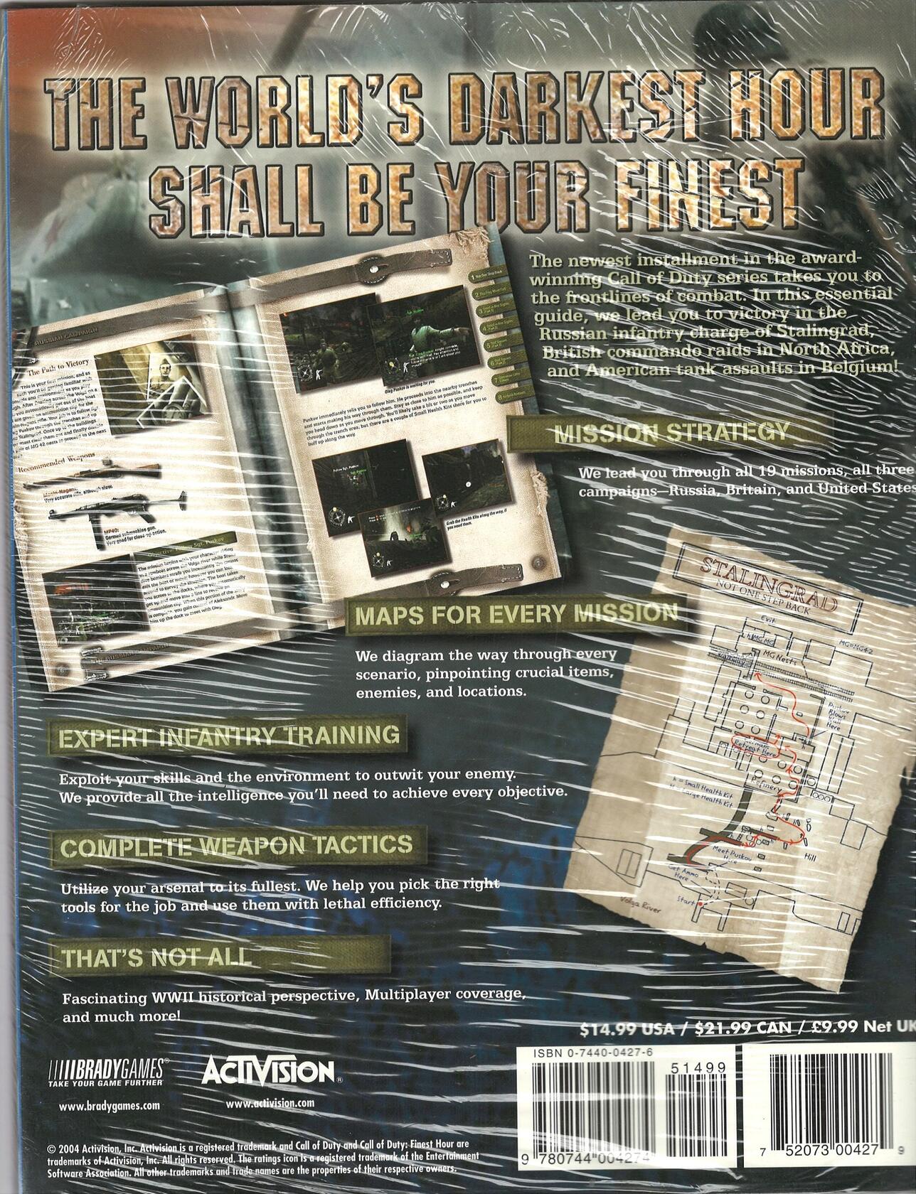 Call of Duty Finest Hour Official Strategy Guide