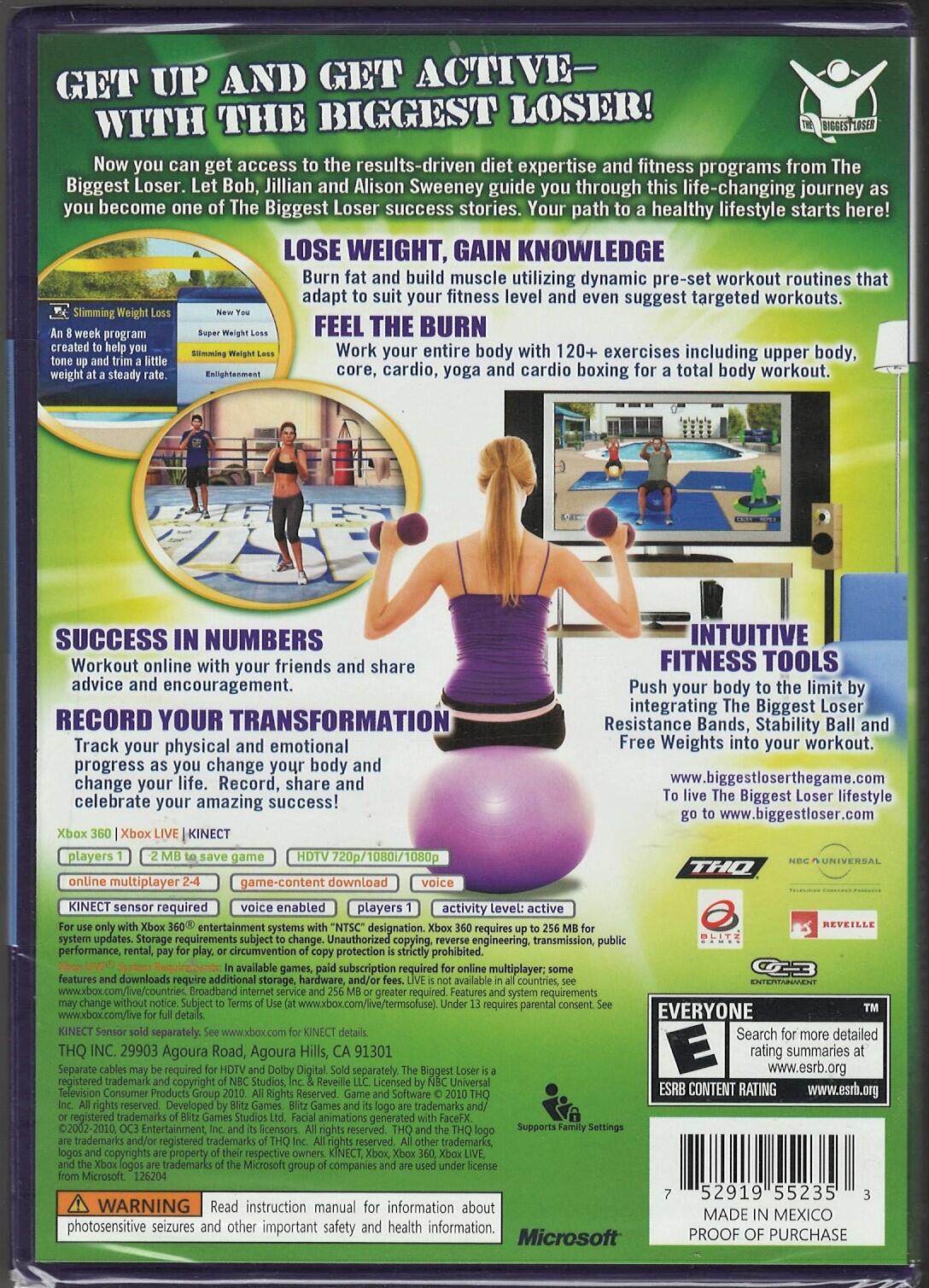 The Biggest Loser Ultimate Workout - Xbox 360