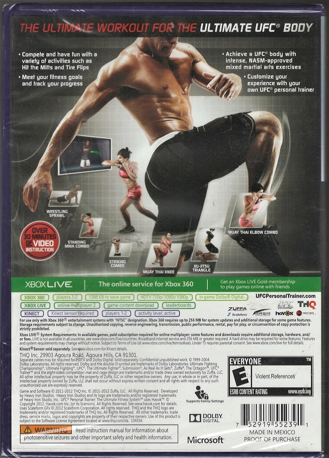 UFC Personal Trainer - Xbox 360