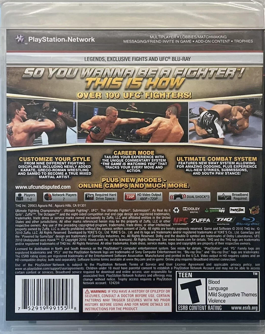 UFC Undisputed 2010 - Playstation 3