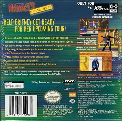 Britneys Dance Beat - Game Boy Advance