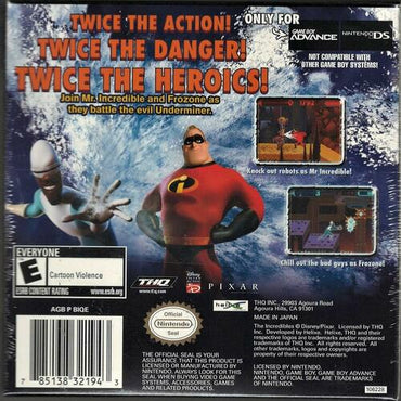 Incredibles 2: Rise of the Underminer - Game Boy Advance